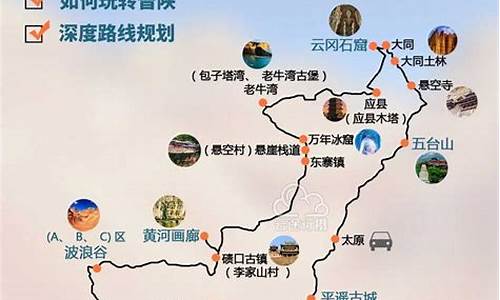 陕西旅游路线行程图_陕西旅游路线行程图高清