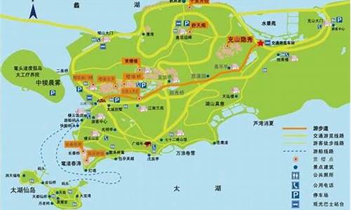 鼋头渚景区地图 最新版_鼋头渚景区地图 最新版图片