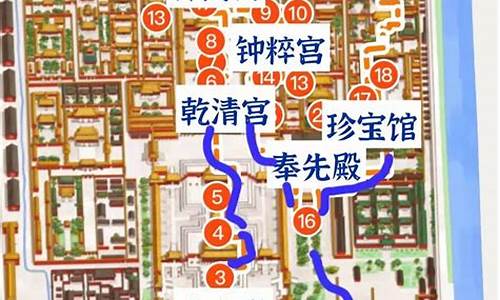 故宫路线图文字描述_故宫路线图文字描述200字