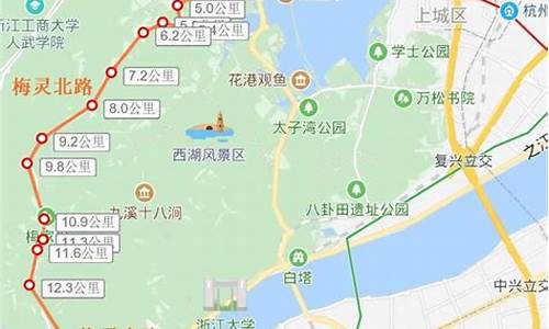 杭州两小时骑行路线_杭州两小时骑行路线图