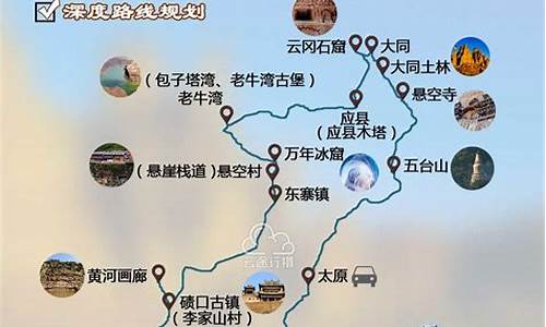 晋中最佳旅游路线_晋中最佳旅游路线图_1